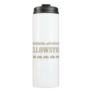 Yellowstone Montana Buffalo Thermal Tumbler
