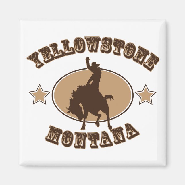 Yellowstone Montana Magnet (Front)