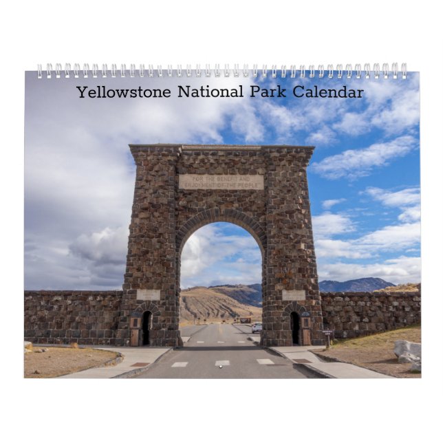 Yellowstone National Park 12 Month Calendar (Cover)