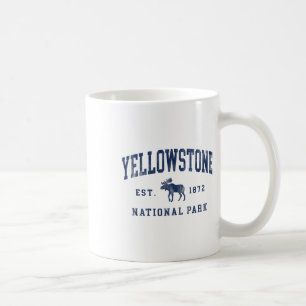Yellowstone National Park 1872 Hiking Womens Mens Coffee Mug