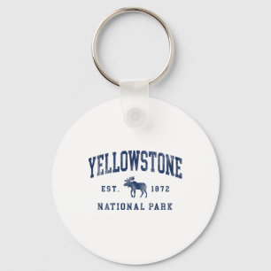 Yellowstone National Park 1872 Hiking Womens Mens  Keychain