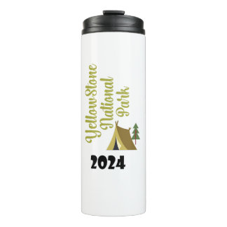 Yellowstone National Park 2024 Vacation Thermal Tumbler