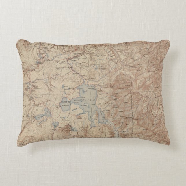 Yellowstone National Park 2 2 Decorative Pillow (Front)
