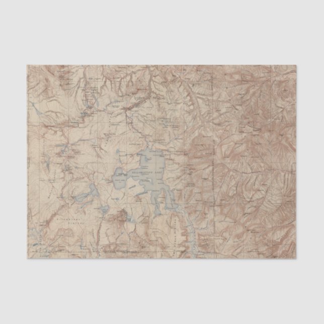 Yellowstone National Park 2 2 Tissue Paper (Front)