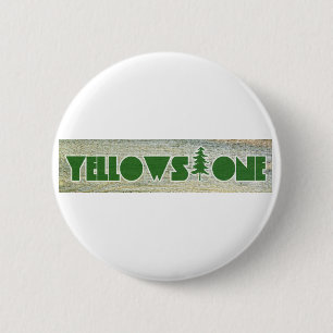 Yellowstone National Park 2 Inch Round Button