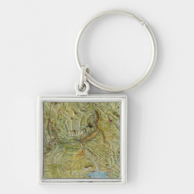 Yellowstone National Park 2 Keychain (Front)