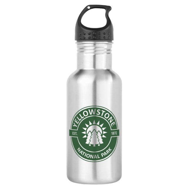 Yellowstone National Park 532 Ml Water Bottle (Front)