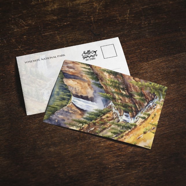 Yellowstone National Park Artist Point Postcard (Creator Uploaded)