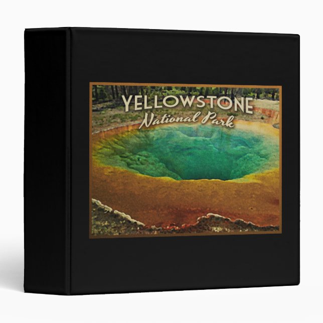 Yellowstone National Park Binder (Front/Spine)