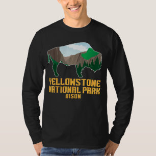 Yellowstone National Park Bison Usa Park T-Shirt