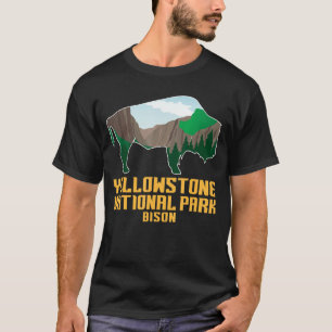 Yellowstone National Park Bison Usa Park T-Shirt