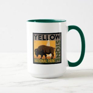 Yellowstone National Park   Buffalo Mug