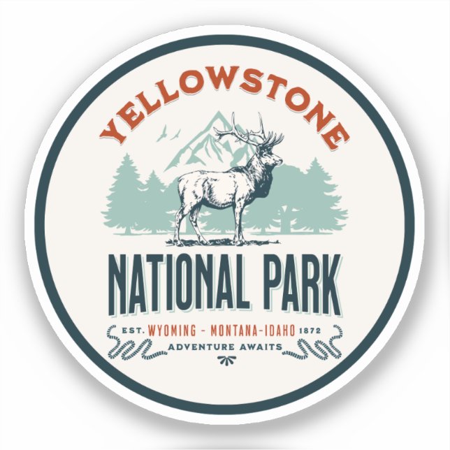 Yellowstone National Park Cute Landscape (Front)