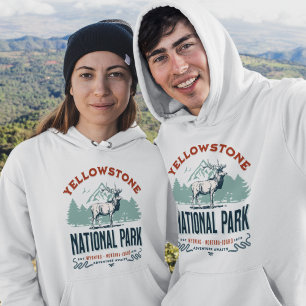 Yellowstone National Park Cute Landscape Hoodie