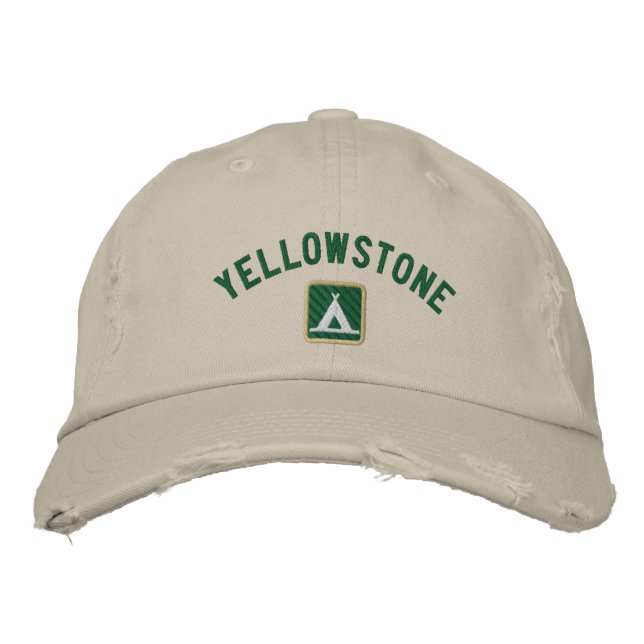 Yellowstone National Park Embroidered Hat (Front)