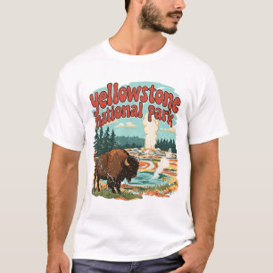 Yellowstone National Park Geyser Hot Spring T-Shirt