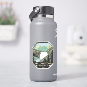 Yellowstone National Park Gibbon Falls Vintage