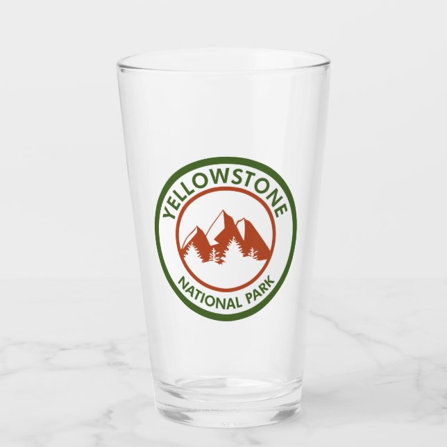Yellowstone National Park Glass (Front)