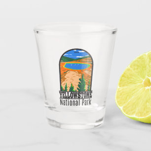 Yellowstone National Park Grand Prismatic Spring Shot Glass