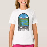 Yellowstone National Park Hayden Valley Vintage T-