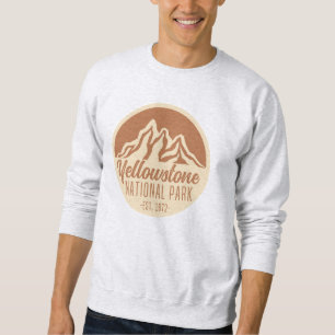 Yellowstone National Park Hiking Camping Sweatshirt