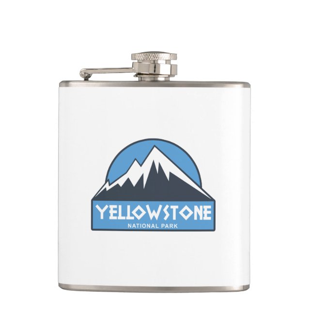 Yellowstone National Park Hip Flask (Front)