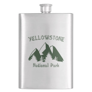 Yellowstone National Park Hip Flask