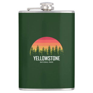 Yellowstone National Park Hip Flask