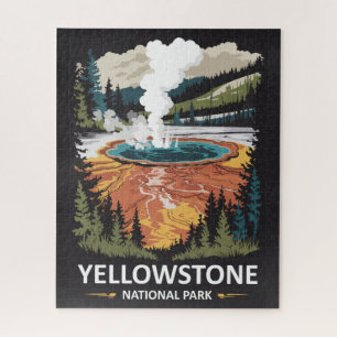 Yellowstone National Park Hot Spring Jigsaw Puzzle
