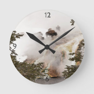 Yellowstone National Park is Amazing! Round Clock