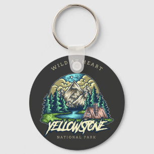 Yellowstone National Park Keychain