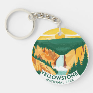 Yellowstone National Park Keychain