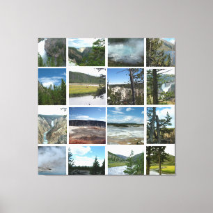 Yellowstone National Park landscape photography Canvas Print