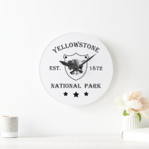 Yellowstone national park large clock