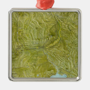 Yellowstone National Park Metal Ornament