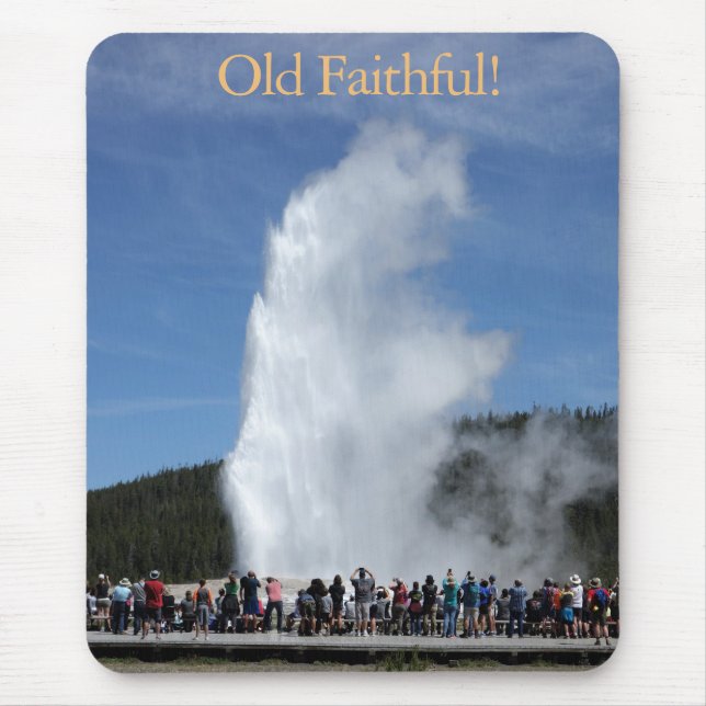 Yellowstone National Park Mouse Pad (Front)