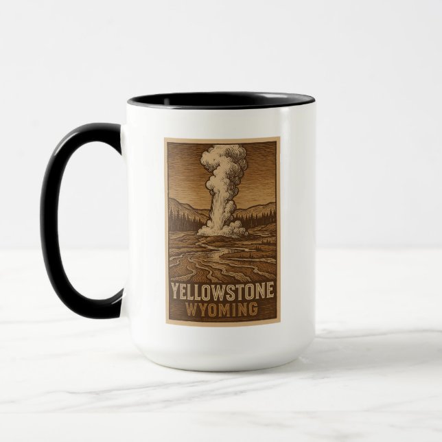 Yellowstone National Park Mug (Left)