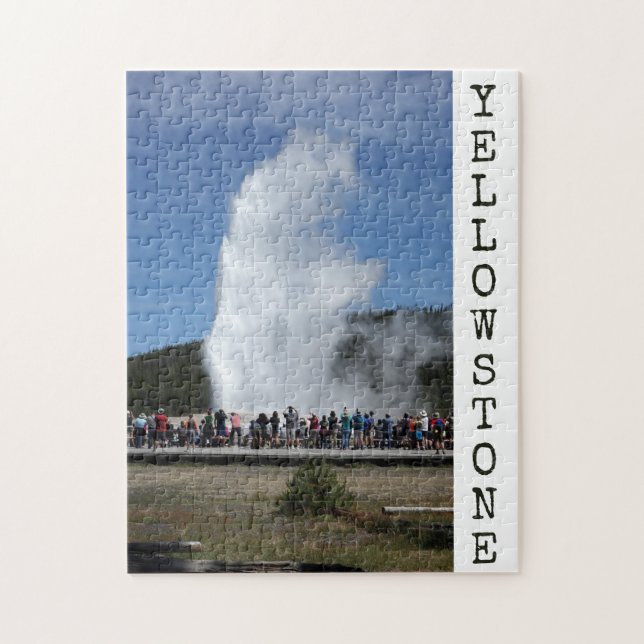 Yellowstone National Park Old Faithful Puzzle (Vertical)