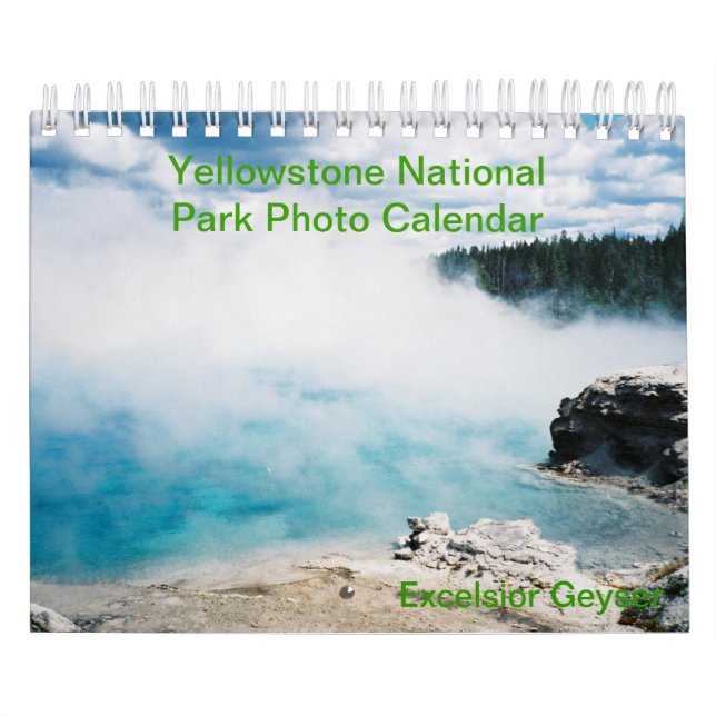 Yellowstone National Park Photo Calendar (Cover)