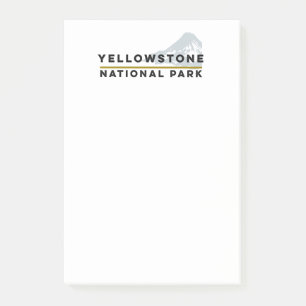 Yellowstone National Park Post-it Notes