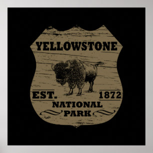 yellowstone national park  poster