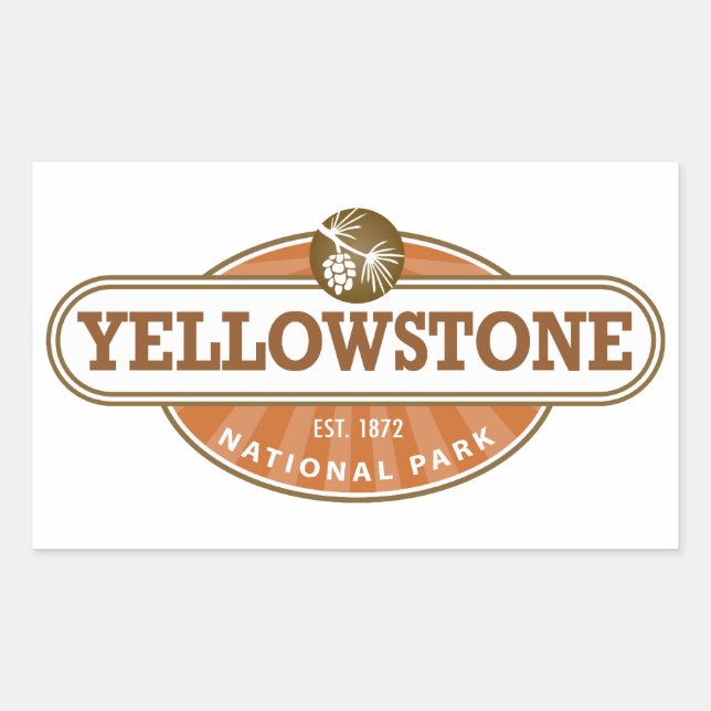 Yellowstone National Park Sticker (Front)