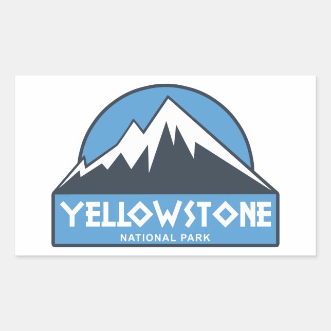 Yellowstone National Park Sticker (Front)