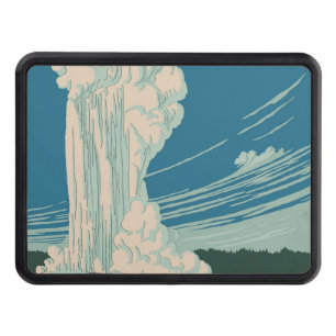Yellowstone National Park Trailer Hitch Cover