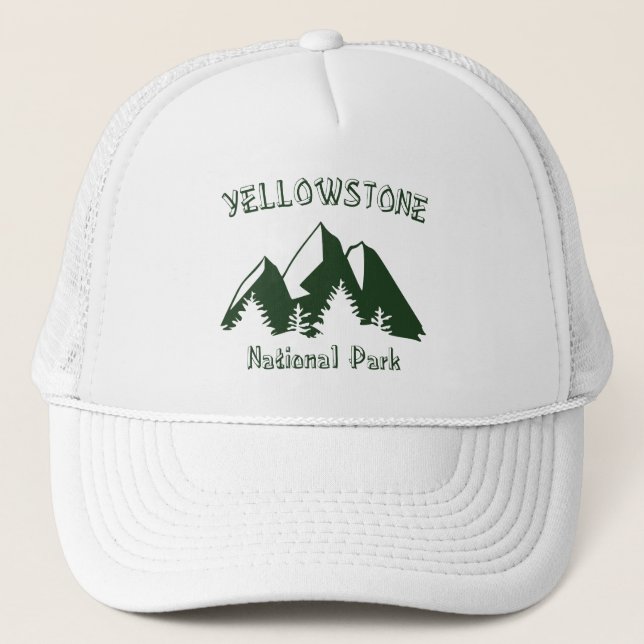 Yellowstone National Park Trucker Hat (Front)