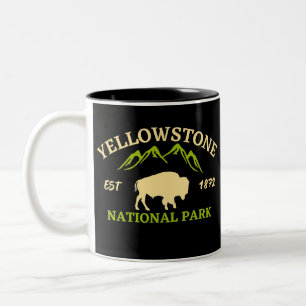 Yellowstone National Park Two-Tone Coffee Mug