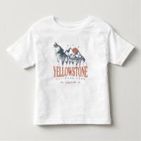 Yellowstone National Park Wolf Mountains Vintage
