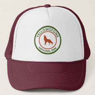 Yellowstone National Park Wolf Trucker Hat