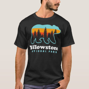 Yellowstone National Park Wyoming Bear Men Women T-Shirt