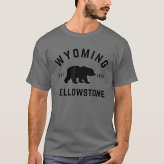 Yellowstone National Park Wyoming Bear Nature Outd T-Shirt